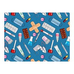 Medicine Pattern Two Sides Premium Plush Fleece Blanket (mini) by SychEva