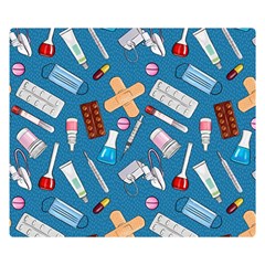 Medicine Pattern Two Sides Premium Plush Fleece Blanket (small) by SychEva