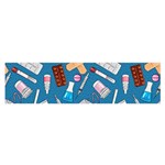 Medicine Pattern Oblong Satin Scarf (16  x 60 ) Front