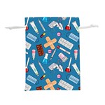 Medicine Pattern Lightweight Drawstring Pouch (M) Back