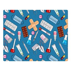 Medicine Pattern Premium Plush Fleece Blanket (large) by SychEva