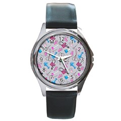 Medicine Round Metal Watch