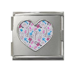 Medicine Mega Link Heart Italian Charm (18mm) by SychEva