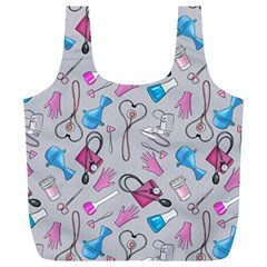 Medicine Full Print Recycle Bag (xl) by SychEva