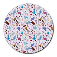 Medical Round Mousepad by SychEva