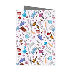 Medical Mini Greeting Cards (pkg Of 8) by SychEva