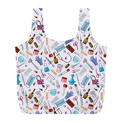 Medical Full Print Recycle Bag (l) by SychEva