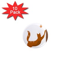 Animal Cat Pet Feline Mammal 1  Mini Magnet (10 Pack)  by Semog4