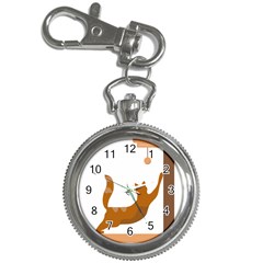 Animal Cat Pet Feline Mammal Key Chain Watches by Semog4