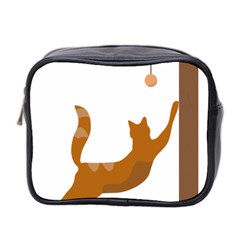 Animal Cat Pet Feline Mammal Mini Toiletries Bag (two Sides) by Semog4