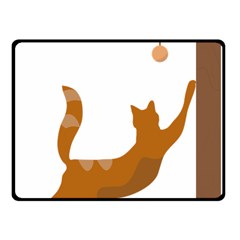 Animal Cat Pet Feline Mammal Fleece Blanket (small) by Semog4