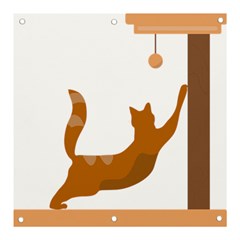 Animal Cat Pet Feline Mammal Banner And Sign 3  X 3  by Semog4