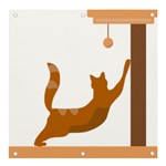 Animal Cat Pet Feline Mammal Banner and Sign 4  x 4  Front