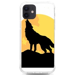 Wolf Wild Animal Night Moon Iphone 12/12 Pro Tpu Uv Print Case by Semog4