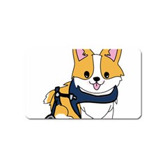 Puppy Cartoon Corgi Magnet (name Card) by Semog4