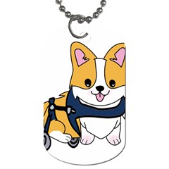 Puppy Cartoon Corgi Dog Tag (one Side) by Semog4