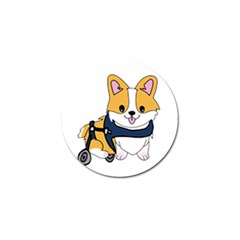 Puppy Cartoon Corgi Golf Ball Marker (4 Pack) by Semog4