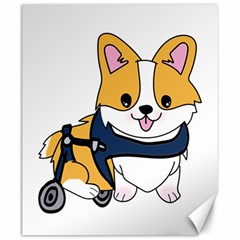 Puppy Cartoon Corgi Canvas 20  X 24 