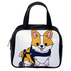 Puppy Cartoon Corgi Classic Handbag (one Side) by Semog4