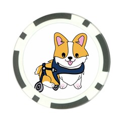 Puppy Cartoon Corgi Poker Chip Card Guard (10 Pack) by Semog4