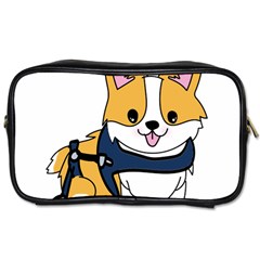 Puppy Cartoon Corgi Toiletries Bag (one Side) by Semog4