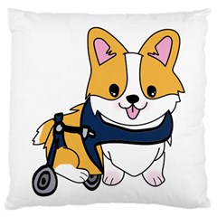 Puppy Cartoon Corgi Large Cushion Case (one Side) by Semog4