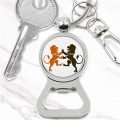 Lions Animals Wild Cats Bottle Opener Key Chain by Semog4