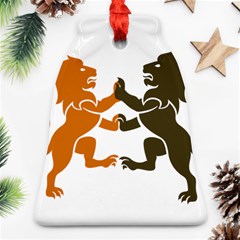 Lions Animals Wild Cats Bell Ornament (two Sides) by Semog4