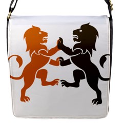 Lions Animals Wild Cats Flap Closure Messenger Bag (s) by Semog4