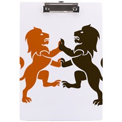 Lions Animals Wild Cats A4 Acrylic Clipboard by Semog4