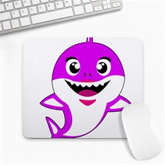 Purple Shark Fish Large Mousepad by Semog4