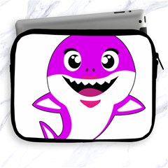 Purple Shark Fish Apple Ipad 2/3/4 Zipper Cases by Semog4