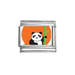 Panda Animal Orange Sun Nature Italian Charm (9mm) by Semog4