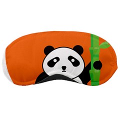 Panda Animal Orange Sun Nature Sleeping Mask by Semog4