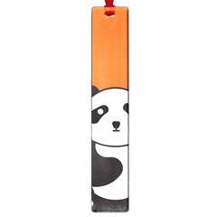 Panda Animal Orange Sun Nature Large Book Marks by Semog4