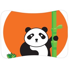 Panda Animal Orange Sun Nature Velour Seat Head Rest Cushion by Semog4