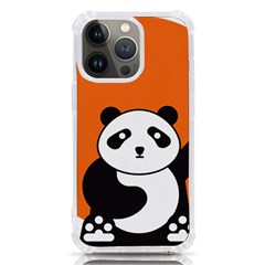 Panda Animal Orange Sun Nature Iphone 13 Pro Tpu Uv Print Case by Semog4