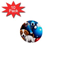 Cute Dog Dogs Animal Pet 1  Mini Buttons (10 Pack)  by Semog4