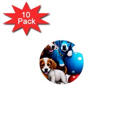 Cute Dog Dogs Animal Pet 1  Mini Magnet (10 Pack)  by Semog4