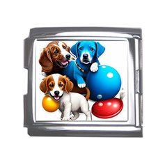 Cute Dog Dogs Animal Pet Mega Link Italian Charm (18mm) by Semog4