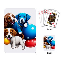 Cute Dog Dogs Animal Pet Playing Cards Single Design (rectangle) by Semog4