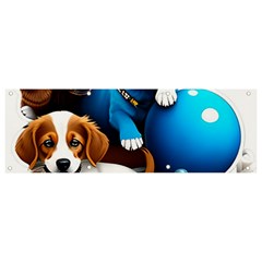 Cute Dog Dogs Animal Pet Banner And Sign 9  X 3  by Semog4