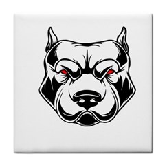 Dog Animal Mammal Bulldog Pet Tile Coaster by Semog4