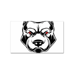 Dog Animal Mammal Bulldog Pet Sticker (rectangular) by Semog4