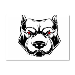 Dog Animal Mammal Bulldog Pet Sticker A4 (10 Pack) by Semog4