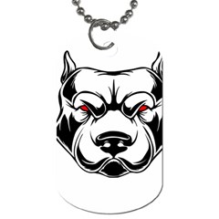 Dog Animal Mammal Bulldog Pet Dog Tag (two Sides) by Semog4