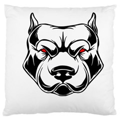 Dog Animal Mammal Bulldog Pet Large Cushion Case (one Side) by Semog4