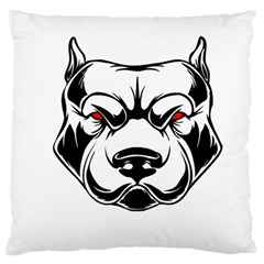 Dog Animal Mammal Bulldog Pet Standard Premium Plush Fleece Cushion Case (one Side) by Semog4