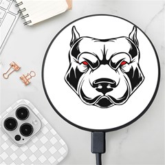 Dog Animal Mammal Bulldog Pet Wireless Fast Charger(black) by Semog4