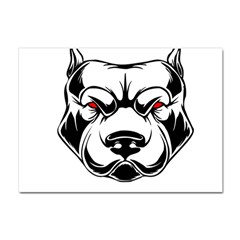 Dog Animal Mammal Bulldog Pet Crystal Sticker (a4) by Semog4